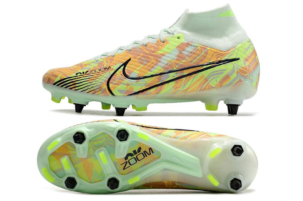 Chuteira Nike Mercurial SUPERFLY 9  Air Zoom Ultra TRAVA MISTA + MEIA E BOLSA