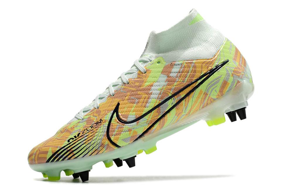 Chuteira Nike Mercurial SUPERFLY 9  Air Zoom Ultra TRAVA MISTA + MEIA E BOLSA